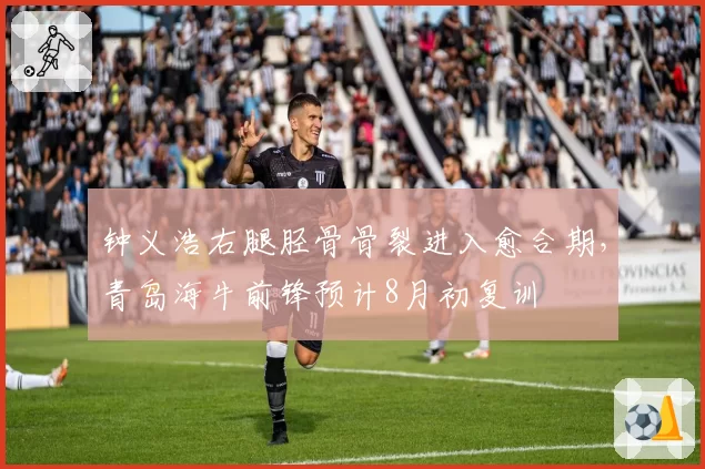钟义浩右腿胫骨骨裂进入愈合期,青岛海牛前锋预计8月初复训